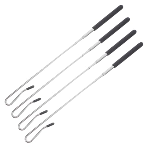 LALADEFIEE 4 Stück Ausziehbare Puppenhandstäbe Aus Metall, Verstellbare Puppenarm-kontrollstäbe Für Teamauftritte Und Kreative Künste, Einstellbereich 20–55 cm von LALADEFIEE
