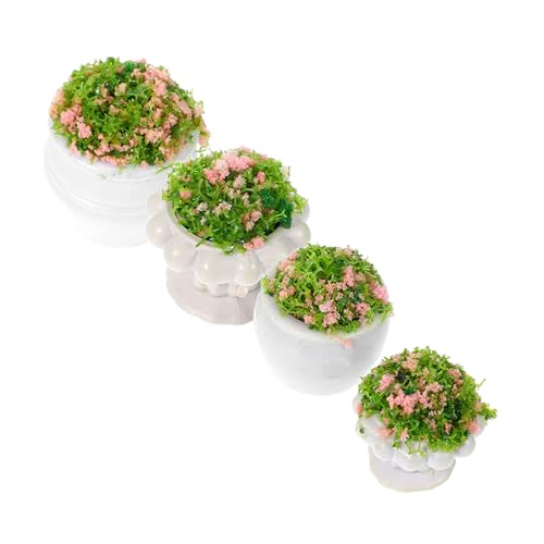 LALADEFIEE 4 Stück Künstliche Pflanzen Miniatur Dekorative Gras Modelle für DIY für Spieltische Garten und Mikrolandschaften LALADEFIEE 4 Stück Künstliche Pflanzen Miniatur Dekorative Gras Modelle für DIY für Spieltische Garten und Mikrolandschaften von LALADEFIEE