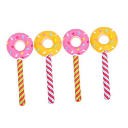 LALADEFIEE 4pcs Kinder Aufblasbare Donutballons Pvc Donut Lollipop Sticks Party Dekorationen Für Geburtstagsfeiern Candyland Themes Aktivitäten LALADEFIEE 4pcs Kinder Aufblasbare Donutballons Pvc Donut Lollipop Sticks Party Dekorationen Für Geburtstagsfeiern Candyland Themes Aktivitäten von LALADEFIEE