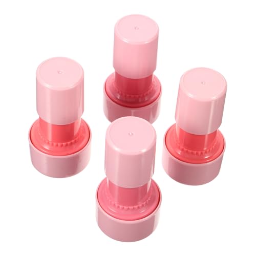 LALADEFIEE 4pcs Unterrichtsuhr-briefmarken Für Kinder Zeit Lernen Selbstverbindungs-Uhr-Muster-Stempel Unterrichtsuhr Kinderstempel Unterricht Uhrstempel von LALADEFIEE