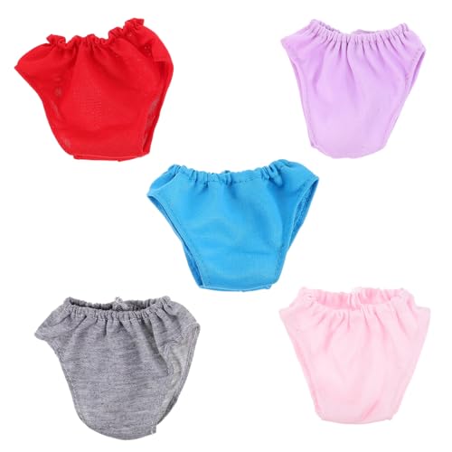 LALADEFIEE 5 Stück 18 Zoll Puppenhöschen Höschen Puppenzubehör Vortäuschen Höschen Puppenunterhosen Höschen Puppenzubehör Wiederverwendbare Puppenhöschen Puppenhöschen Puppenunterhosen Stoff LALADEFIEE 5 Stück 18 Zoll Puppenhöschen Höschen Puppenzubehör Vortäuschen Höschen Puppenunterhosen Höschen Puppenzubehör Wiederverwendbare Puppenhöschen Puppenhöschen Puppenunterhosen Stoff von LALADEFIEE