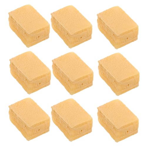 LALADEFIEE 50 Stück Teiliges Mini Heuballen Kunststoff Realistische Farmspielzeug-deko Sichere Bastel Lernspielzeug-Hilfe für Kreativität und Tierbewusstsein LALADEFIEE 50 Stück Teiliges Mini Heuballen Kunststoff Realistische Farmspielzeug-deko Sichere Bastel Lernspielzeug-Hilfe für Kreativität und Tierbewusstsein von LALADEFIEE