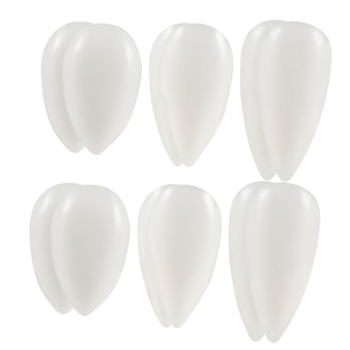 LALADEFIEE 6 Paare Vampirzähne Halloween Fangs Cosplay Gebiss für Kostüm Party Requisiten Halloween Make-up Zubehör LALADEFIEE 6 Paare Vampirzähne Halloween Fangs Cosplay Gebiss für Kostüm Party Requisiten Halloween Make-up Zubehör von LALADEFIEE