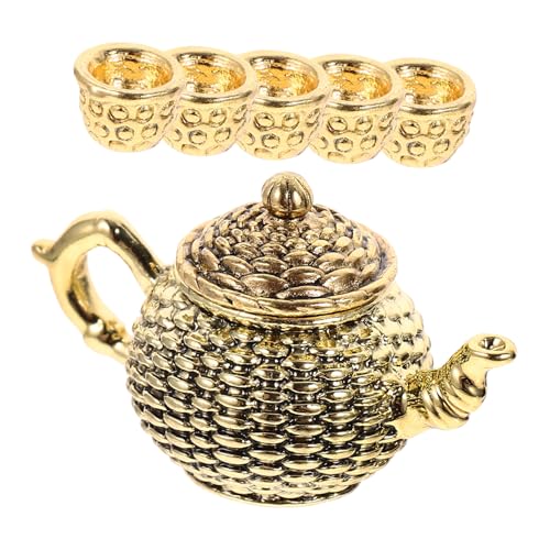 LALADEFIEE 6 Stück Teiliges Miniatur teeservice aus Miniatur Kanne und Teetasse Dekoratives Desktop Ornament Leichtes Set für Haus Gartendekoration Zufällige Farbe Zufällige Farbe LALADEFIEE 6 Stück Teiliges Miniatur teeservice aus Miniatur Kanne und Teetasse Dekoratives Desktop Ornament Leichtes Set für Haus Gartendekoration Zufällige Farbe Zufällige Farbe von LALADEFIEE
