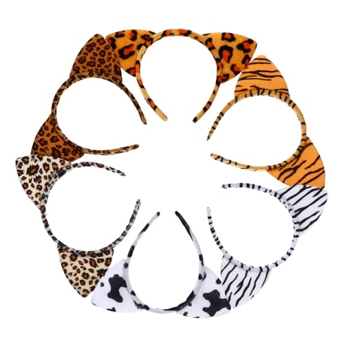 LALADEFIEE 6Stücke Katzenohren Haarreif Teiliges Cosplay Kostüm mit Verschiedenen Designs für Erwachsene Party Kopfbedeckung für Halloween und Geburtstagsfeiern LALADEFIEE 6Stücke Katzenohren Haarreif Teiliges Cosplay Kostüm mit Verschiedenen Designs für Erwachsene Party Kopfbedeckung für Halloween und Geburtstagsfeiern von LALADEFIEE