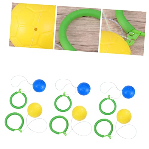 LALADEFIEE 6Stücke Sprungball Teiliges Bouncing Ring Ball für Fitness und Bewegung Fördert die Gesundheit und Motorik für Outdoor Spiele und Gartenaktivitäten Leicht und Langlebig LALADEFIEE 6Stücke Sprungball Teiliges Bouncing Ring Ball für Fitness und Bewegung Fördert die Gesundheit und Motorik für Outdoor Spiele und Gartenaktivitäten Leicht und Langlebig von LALADEFIEE