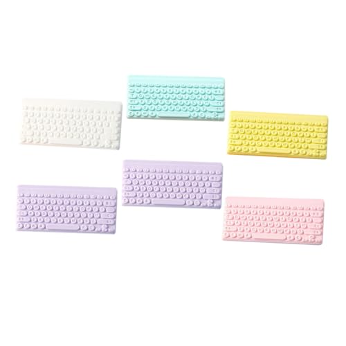 LALADEFIEE 6Stücke Tastatur Anhänger DIY Schlüsselanhänger für Tiny House Kreative Bastelideen Lebendige Dekoration für Puppenhäuser Individuelles Schmuckzubehör LALADEFIEE 6Stücke Tastatur Anhänger DIY Schlüsselanhänger für Tiny House Kreative Bastelideen Lebendige Dekoration für Puppenhäuser Individuelles Schmuckzubehör von LALADEFIEE