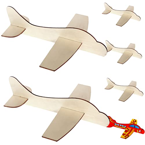 LALADEFIEE 6Stücke Teiliges Holzflugzeugmodell DIY Bausatz für Malen und Basteln für Kreative Hand Augen Koordination und Praktischen Fähigkeiten LALADEFIEE 6Stücke Teiliges Holzflugzeugmodell DIY Bausatz für Malen und Basteln für Kreative Hand Augen Koordination und Praktischen Fähigkeiten von LALADEFIEE