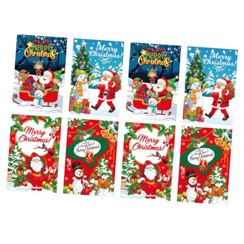 LALADEFIEE 8 Stück Teiliges Weihnachts-flaschenetiketten aus Papier Verschleißfest Selbstklebend Weihnachtliche Aufkleber für Weinflaschen und Gläser Geeignet für Weihnachtsfeiern Themen LALADEFIEE 8 Stück Teiliges Weihnachts-flaschenetiketten aus Papier Verschleißfest Selbstklebend Weihnachtliche Aufkleber für Weinflaschen und Gläser Geeignet für Weihnachtsfeiern Themen von LALADEFIEE