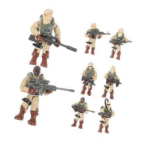 LALADEFIEE Mini Soldatenfiguren Für Kinder Sandkasten-miniaturen Realistische Personenfiguren Minifiguren Zum Dekorieren Kompakte Designfiguren DIY-mikro-landschaftsdekore von LALADEFIEE