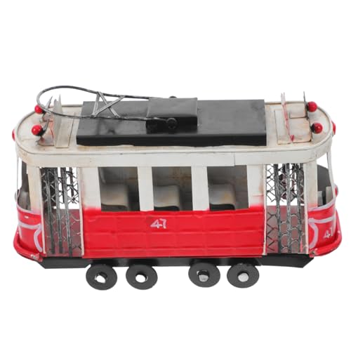 LALADEFIEE Busmodell: Altmodische Autostatue, Vintage-busmodell Aus, Spielzeug – Fahrzeugfigur Im Landhausstil, Schreibtischdekoration, Reise-Souvenir Für Sammler, Regaldekoration von LALADEFIEE