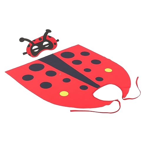 LALADEFIEE Marienkäfer-maske Für Jungen Und Mädchen Umhang Einzigartiges Cosplay-kostüm Für Geburtstag Halloween Bühne LALADEFIEE Marienkäfer-maske Für Jungen Und Mädchen Umhang Einzigartiges Cosplay-kostüm Für Geburtstag Halloween Bühne von LALADEFIEE
