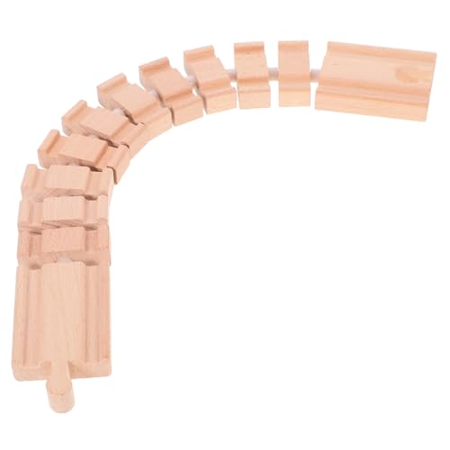 LALADEFIEE DIY Holz Zug Gleis für Bildungsaccessoire Kreativ Gestaltbare Bahnschienen für Sicheres und Langlebiges Fördert Fantasie und Kreativität LALADEFIEE DIY Holz Zug Gleis für Bildungsaccessoire Kreativ Gestaltbare Bahnschienen für Sicheres und Langlebiges Fördert Fantasie und Kreativität von LALADEFIEE
