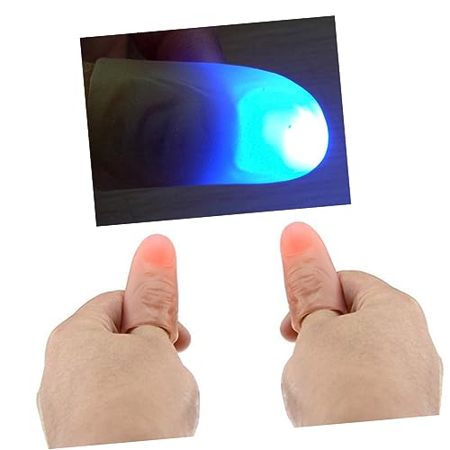 LALADEFIEE Daumenspitzenlicht Leuchtende Daumenspitze für Zaubertricks Zufällige Farben Einfach zu Bedienen Perfektes Party für Freunde kein Fachwissen Erforderlich LALADEFIEE Daumenspitzenlicht Leuchtende Daumenspitze für Zaubertricks Zufällige Farben Einfach zu Bedienen Perfektes Party für Freunde kein Fachwissen Erforderlich von LALADEFIEE