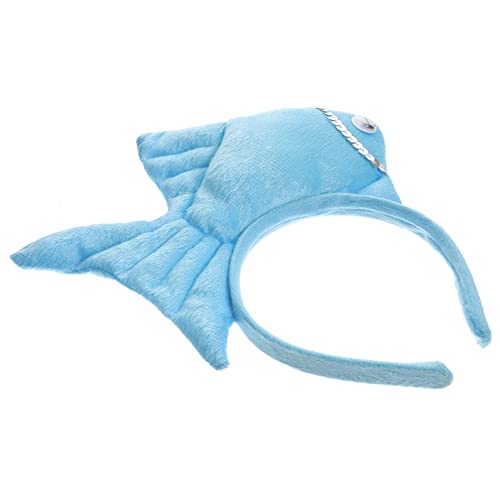 LALADEFIEE Delikates Fisch Stirnband Für Lustige Haarschmuck Deko Für Tropen Und Themenpartys üßes Haartierkopfschmuck Für ädchen Und Jungen Blaues Design Ideal Für Karneval Und von LALADEFIEE
