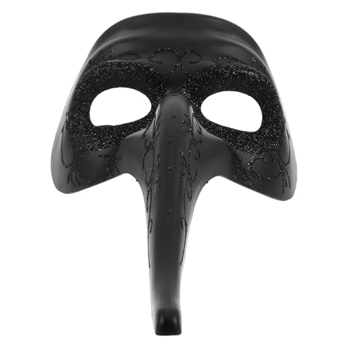LALADEFIEE Elegante Schwarze Maskerademaske Mit Langer Nase Für Männer Und Frauen Für Halloween-karneval-maskenbälle-mottopartys LALADEFIEE Elegante Schwarze Maskerademaske Mit Langer Nase Für Männer Und Frauen Für Halloween-karneval-maskenbälle-mottopartys von LALADEFIEE