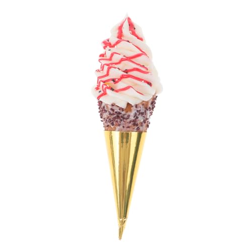 LALADEFIEE Gefälschte Eistüte, Fotografie-Requisite, Künstliches Gefälschtes Dessert-Modell, Imitation Von Eiscreme-Dekoration LALADEFIEE Gefälschte Eistüte, Fotografie-Requisite, Künstliches Gefälschtes Dessert-Modell, Imitation Von Eiscreme-Dekoration von LALADEFIEE