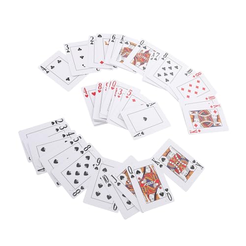 LALADEFIEE Jumbo Barrierefreie Kartenspiele Für Blinde Erwachsene Jungen Und Mädchen Für Sehbehinderte LALADEFIEE Jumbo Barrierefreie Kartenspiele Für Blinde Erwachsene Jungen Und Mädchen Für Sehbehinderte von LALADEFIEE