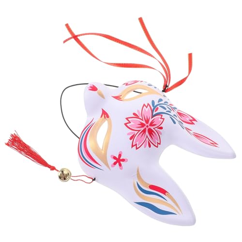 LALADEFIEE Halbgesichts-fuchsmasken Japanischer Stil Dekorative Masquerade Party Maske für Halloween Karneval Cosplay und Bühnenauftritte LALADEFIEE Halbgesichts-fuchsmasken Japanischer Stil Dekorative Masquerade Party Maske für Halloween Karneval Cosplay und Bühnenauftritte von LALADEFIEE