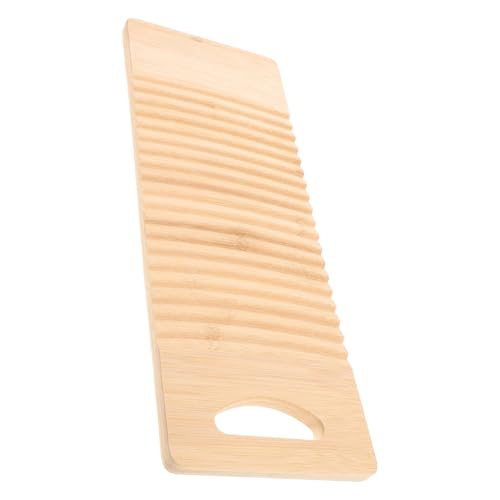 LALADEFIEE Handwaschbrett Zum Wäschewaschen Von Kleidung, Kleines Scheuerbrett Aus Holz, Rustikales Waschbrett, Mini-waschbrett Zum Händewaschen, Waschbrett, Wäschebrett Für Kinder von LALADEFIEE