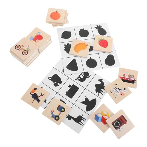 LALADEFIEE Holzpuzzle für Kleinkinder Tier Schatten Zuordnungsspiel für Frühkindliche Bildung Fördert Kognitive Fähigkeiten Feinmotorik und Kreatives für Zuhause LALADEFIEE Holzpuzzle für Kleinkinder Tier Schatten Zuordnungsspiel für Frühkindliche Bildung Fördert Kognitive Fähigkeiten Feinmotorik und Kreatives für Zuhause von LALADEFIEE