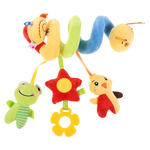 LALADEFIEE Kinderwagen Spielzeug Plüsch Hängende Spirale Aktivität Kinderwagen Krippe Quietschendes Spielzeug Bett Krippe Spirale Spielzeug Baby Bett Spielzeug Neugeborenen Kinderwagen LALADEFIEE Kinderwagen Spielzeug Plüsch Hängende Spirale Aktivität Kinderwagen Krippe Quietschendes Spielzeug Bett Krippe Spirale Spielzeug Baby Bett Spielzeug Neugeborenen Kinderwagen von LALADEFIEE
