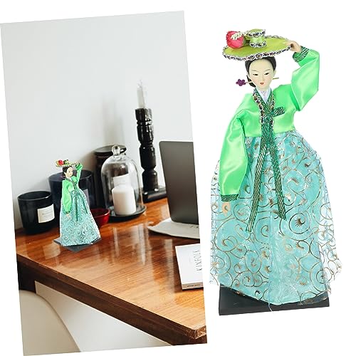 LALADEFIEE Koreanische Hanbok Puppe Handgefertigt Zarte Desktop Dekoration Traditionelle Kunstfigur mit Leuchtenden Farben für Kulturfreunde Zufällige Farbe Zufällige Farbe LALADEFIEE Koreanische Hanbok Puppe Handgefertigt Zarte Desktop Dekoration Traditionelle Kunstfigur mit Leuchtenden Farben für Kulturfreunde Zufällige Farbe Zufällige Farbe von LALADEFIEE