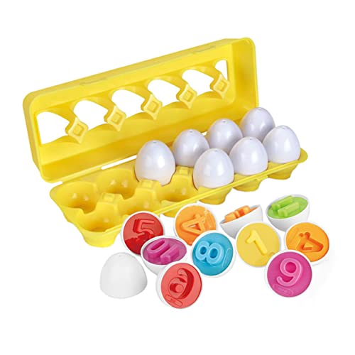 LALADEFIEE Kreatives Puzzlespielzeug Für Bunte Zahlen Eier Kognitiven Fähigkeiten Und Farberkennung Ideales Für Jungen Und Mädchen Ab Jahren LALADEFIEE Kreatives Puzzlespielzeug Für Bunte Zahlen Eier Kognitiven Fähigkeiten Und Farberkennung Ideales Für Jungen Und Mädchen Ab Jahren von LALADEFIEE