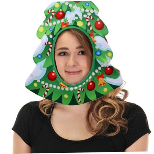 LALADEFIEE Leichtes Atmungsaktives Weihnachtskopfschmuck Cosplay Weihnachtsbaum Design Komfortabel und Farbenfroh Festliche Partyrequisite für Weihnachtsfeier und Urlaubspartys LALADEFIEE Leichtes Atmungsaktives Weihnachtskopfschmuck Cosplay Weihnachtsbaum Design Komfortabel und Farbenfroh Festliche Partyrequisite für Weihnachtsfeier und Urlaubspartys von LALADEFIEE
