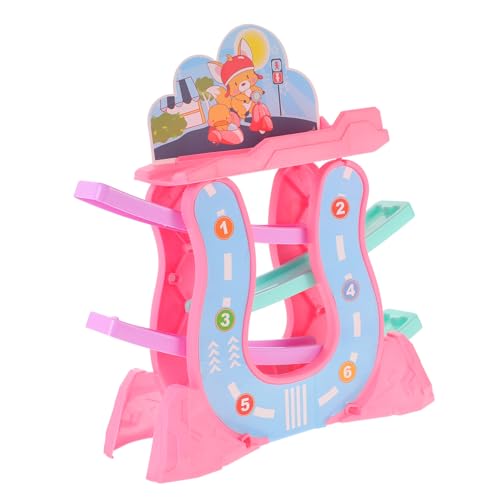LALADEFIEE Lernspielzeug Schienenspielzeug mit Gleitschlitten Bunte Farben Interaktives Bildungsauto für Drinnen Geeignet für Jungen und Mädchen Zufällige Farbe Zufällige Farbe von LALADEFIEE