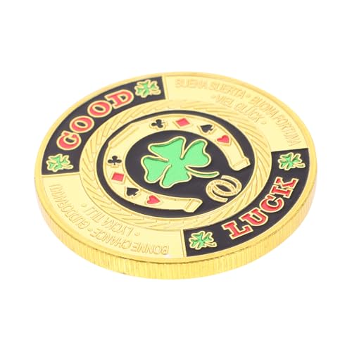 LALADEFIEE Metall Poker Card Guard aus Langlebig und Zuverlässig Detailreiches Sammlerobjekt Einzigartiger Poker Zubehör für Tischspiele Dekorativ und Schützend Geschenkidee für Pokerfans von LALADEFIEE