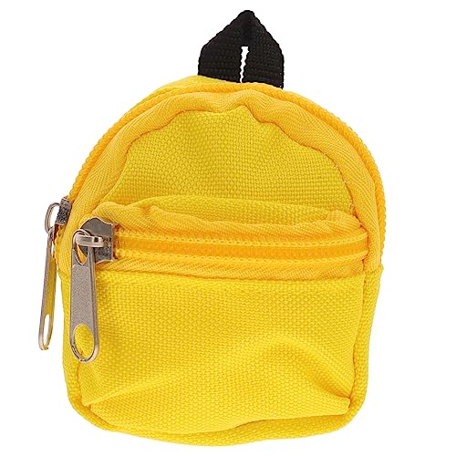 LALADEFIEE Mini Rucksack für Puppen Dekorativer Schulranzen aus Polyester für Puppen Langlebig für Puppenzubehör und Kreative Spielideen LALADEFIEE Mini Rucksack für Puppen Dekorativer Schulranzen aus Polyester für Puppen Langlebig für Puppenzubehör und Kreative Spielideen von LALADEFIEE