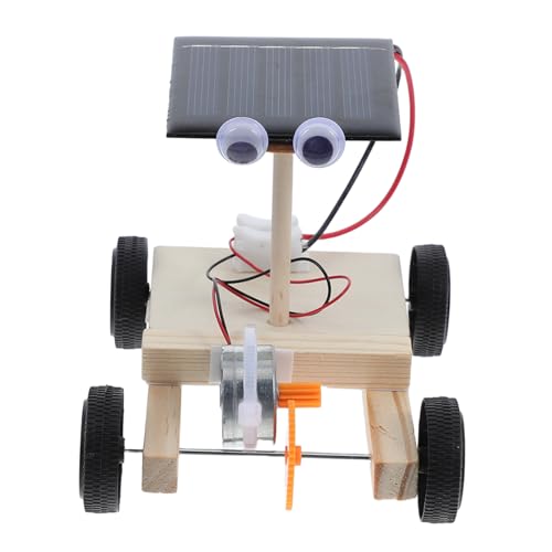 LALADEFIEE Mini Solarbetriebenes Holzspielzeug DIY Solarauto Bausatz für Kreatives Lernspielzeug Kreativität und Praktischem und Batteriefrei LALADEFIEE Mini Solarbetriebenes Holzspielzeug DIY Solarauto Bausatz für Kreatives Lernspielzeug Kreativität und Praktischem und Batteriefrei von LALADEFIEE