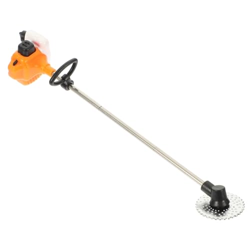 LALADEFIEE Miniatur Rasenmäher Modell aus Robustem PVC Detailgetreu und Leicht Dekoratives Miniatur Gartenwerkzeug für Puppenhäuser Kreatives DIY Zubehör von LALADEFIEE