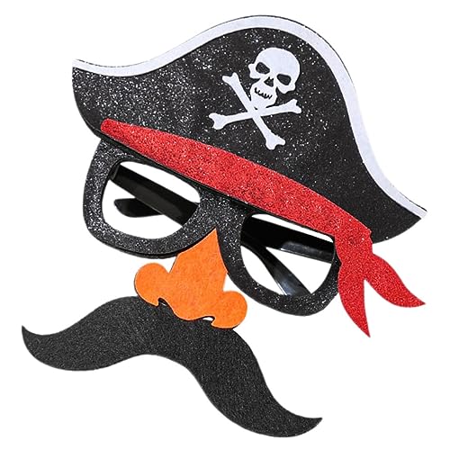 LALADEFIEE Halloween Zubehör Piratenmaske Brille Stilvolle Cosplay Requisite für 1stk LALADEFIEE Halloween Zubehör Piratenmaske Brille Stilvolle Cosplay Requisite für 1stk von LALADEFIEE