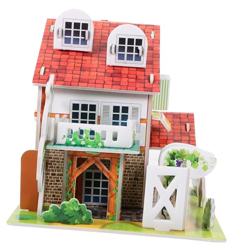 LALADEFIEE Puzzle Miniaturhaus Bausatz DIY Unfertiges Kleines Gartenhaus Modell Handgefertigtes Wohnhaus zum Selberbauen und Dekorieren für Erwachsene LALADEFIEE Puzzle Miniaturhaus Bausatz DIY Unfertiges Kleines Gartenhaus Modell Handgefertigtes Wohnhaus zum Selberbauen und Dekorieren für Erwachsene von LALADEFIEE