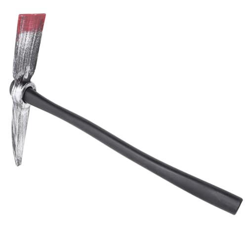 LALADEFIEE Realistische Halloween Spitzhacke Deko Sicheres Pickaxe mit Detailreicher Gestaltung für Halloween Party Kostüm und Gruselige Dekoration LALADEFIEE Realistische Halloween Spitzhacke Deko Sicheres Pickaxe mit Detailreicher Gestaltung für Halloween Party Kostüm und Gruselige Dekoration von LALADEFIEE