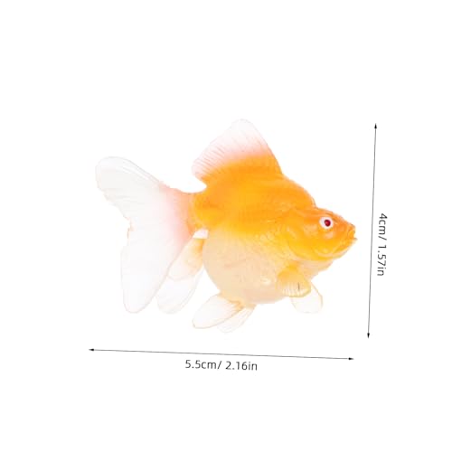 LALADEFIEE Realistische Mini Goldfischfigur aus Lebensecht Gestaltetes Aquarium Dekoobjekt Kompakte Tisch und Garten Dekoration für Büro Detailreiche Fischstatue für Mikro Landschaften LALADEFIEE Realistische Mini Goldfischfigur aus Lebensecht Gestaltetes Aquarium Dekoobjekt Kompakte Tisch und Garten Dekoration für Büro Detailreiche Fischstatue für Mikro Landschaften von LALADEFIEE