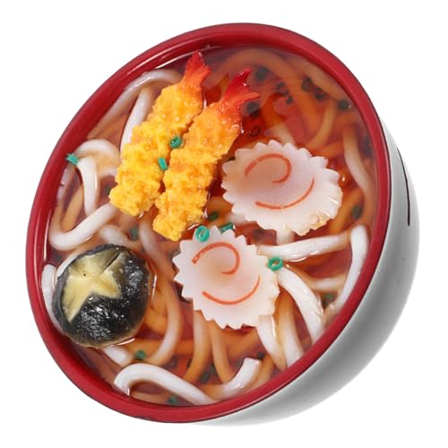 LALADEFIEE Realistisches Miniatur Nudelmodell Detailgetreues Fake Food Prop Japanischer Stil Dekoratives Mini Haus Ornament Geeignet für Puppenhaus und Sammlungen von LALADEFIEE