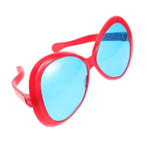 LALADEFIEE Riesige Lustige Partybrille aus Leichtem Material Tropische Hawaii Stranddekoration Robustes Fotorequisit für Sommerparty und Beach Party Favor Zubehör von LALADEFIEE