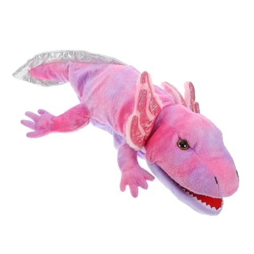 LALADEFIEE Salamander Handpuppe aus Weichem Material für Kreatives Rollenspiel und Geschichtenerzählen Pädagogisches für Einfach zu Reinigen Handhaben von LALADEFIEE