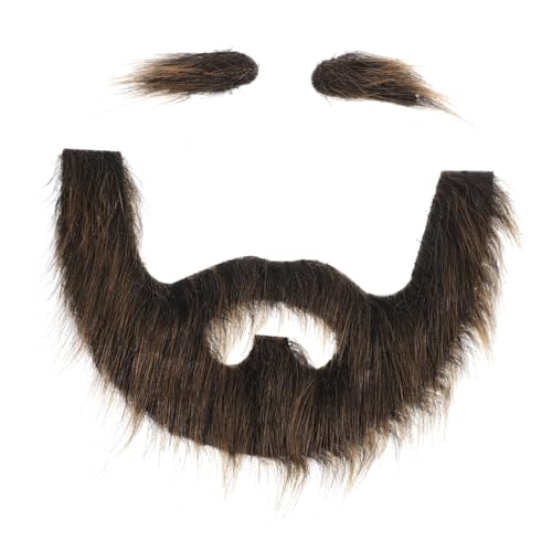 LALADEFIEE Simulation Piratenbart Falscher Schnurrbart und Augenbrauen Cosplay Party Dekoration Halloween Karneval Erwachsene Selbstklebend Schwarz Gold LALADEFIEE Simulation Piratenbart Falscher Schnurrbart und Augenbrauen Cosplay Party Dekoration Halloween Karneval Erwachsene Selbstklebend Schwarz Gold von LALADEFIEE