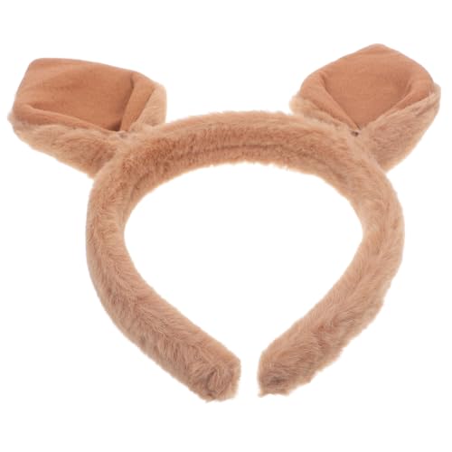LALADEFIEE Tierohren Haarreifen Für Kopfbedeckung Für Halloween Cosplay Und Partys Leicht Und Kostümzubehör Tiefbraun LALADEFIEE Tierohren Haarreifen Für Kopfbedeckung Für Halloween Cosplay Und Partys Leicht Und Kostümzubehör Tiefbraun von LALADEFIEE