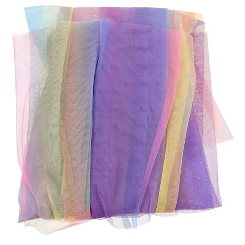 LALADEFIEE Tüll umhang Mädchen Kostüm Fasching Halloween Party Verkleidung Weicher Polyester Atmungsaktiv für Rollenspiele Geburtstagsfeier Cosplay von LALADEFIEE
