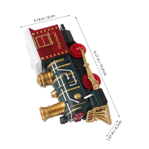 LALADEFIEE Weihnachtszug Unter Dem Weihnachtsbaum Dekorationszug Elektrischer Weihnachtszug Weihnachtsbaumzug Spielzeuggleis Zug Für Den Feiertag Weihnachtsbaumzug Montagegleis Und von LALADEFIEE