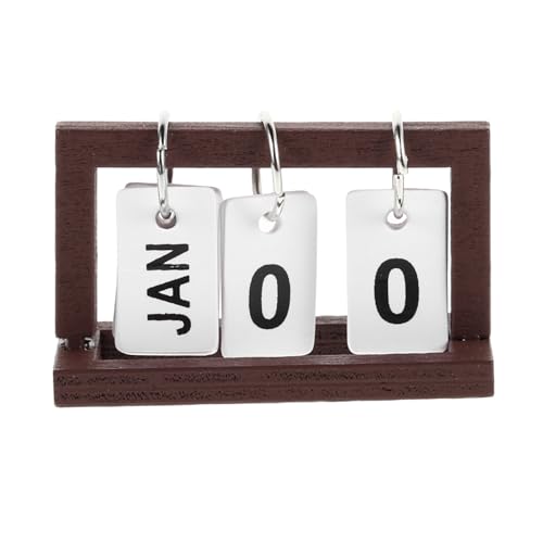 LALADEFIEE Miniatur-kalendermodell Zum Basteln Holzkalenderspielzeug Mini-tischkalender Puppenhauszubehör Requisiten Kalender Für Bürodekor Dekorative Ornamente LALADEFIEE Miniatur-kalendermodell Zum Basteln Holzkalenderspielzeug Mini-tischkalender Puppenhauszubehör Requisiten Kalender Für Bürodekor Dekorative Ornamente von LALADEFIEE