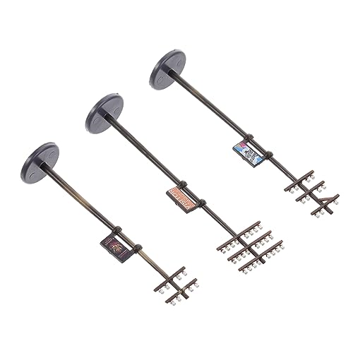 LALAFINA 1 Satz Mikrolandschaft Selber Machen Modell Telefonmasten Mini-telefonmast Led-lichthaken Laterne Architekturmodellbausatz Telegrafenmast Modell Modelleisenbahn Plastik LALAFINA 1 Satz Mikrolandschaft Selber Machen Modell Telefonmasten Mini-telefonmast Led-lichthaken Laterne Architekturmodellbausatz Telegrafenmast Modell Modelleisenbahn Plastik von LALAFINA