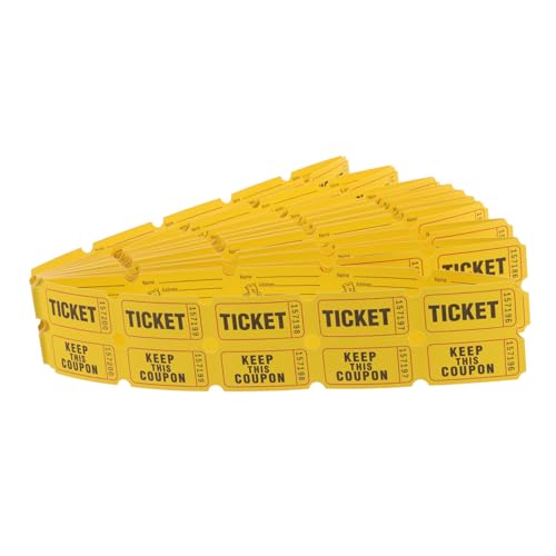 LALAFINA 100 Stück Tombola Tickets Papiertickets Eintrittskarten Tickets Für Tombola Tickets Etiketten Tickets Für Veranstaltungen Universelle Tickets Auktionstickets von LALAFINA
