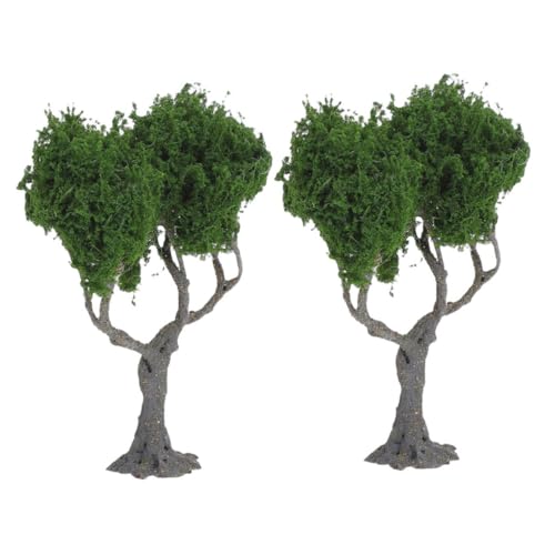LALAFINA 2 Mini Bäume 10 cm Großer Sandtisch Modellbaum – Realistisches Miniatur Pflanzenset – Mikro Landschafts Eisenbahn Zubehör Für DIY Bastellandschaften LALAFINA 2 Mini Bäume 10 cm Großer Sandtisch Modellbaum – Realistisches Miniatur Pflanzenset – Mikro Landschafts Eisenbahn Zubehör Für DIY Bastellandschaften von LALAFINA