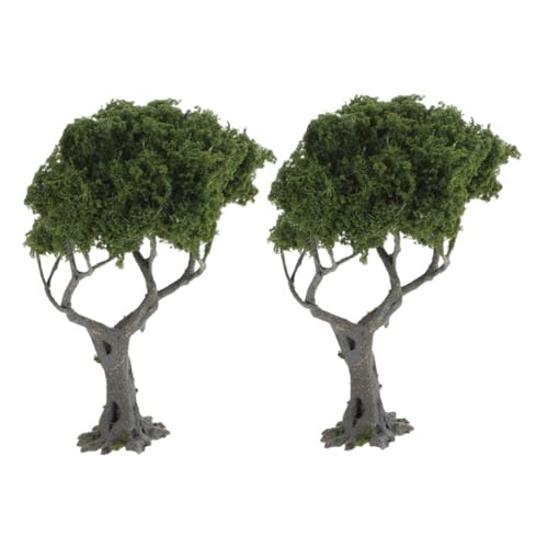 LALAFINA 2 Mini Bäume 12 cm Großer Sandtisch Modellbaum – Realistisches Miniatur Pflanzenset – Mikro Landschafts Eisenbahn Zubehör Für DIY Bastellandschaften LALAFINA 2 Mini Bäume 12 cm Großer Sandtisch Modellbaum – Realistisches Miniatur Pflanzenset – Mikro Landschafts Eisenbahn Zubehör Für DIY Bastellandschaften von LALAFINA